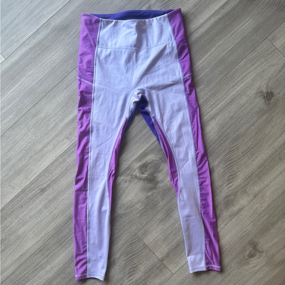 Fabletics Purple & Light Lavender leggings